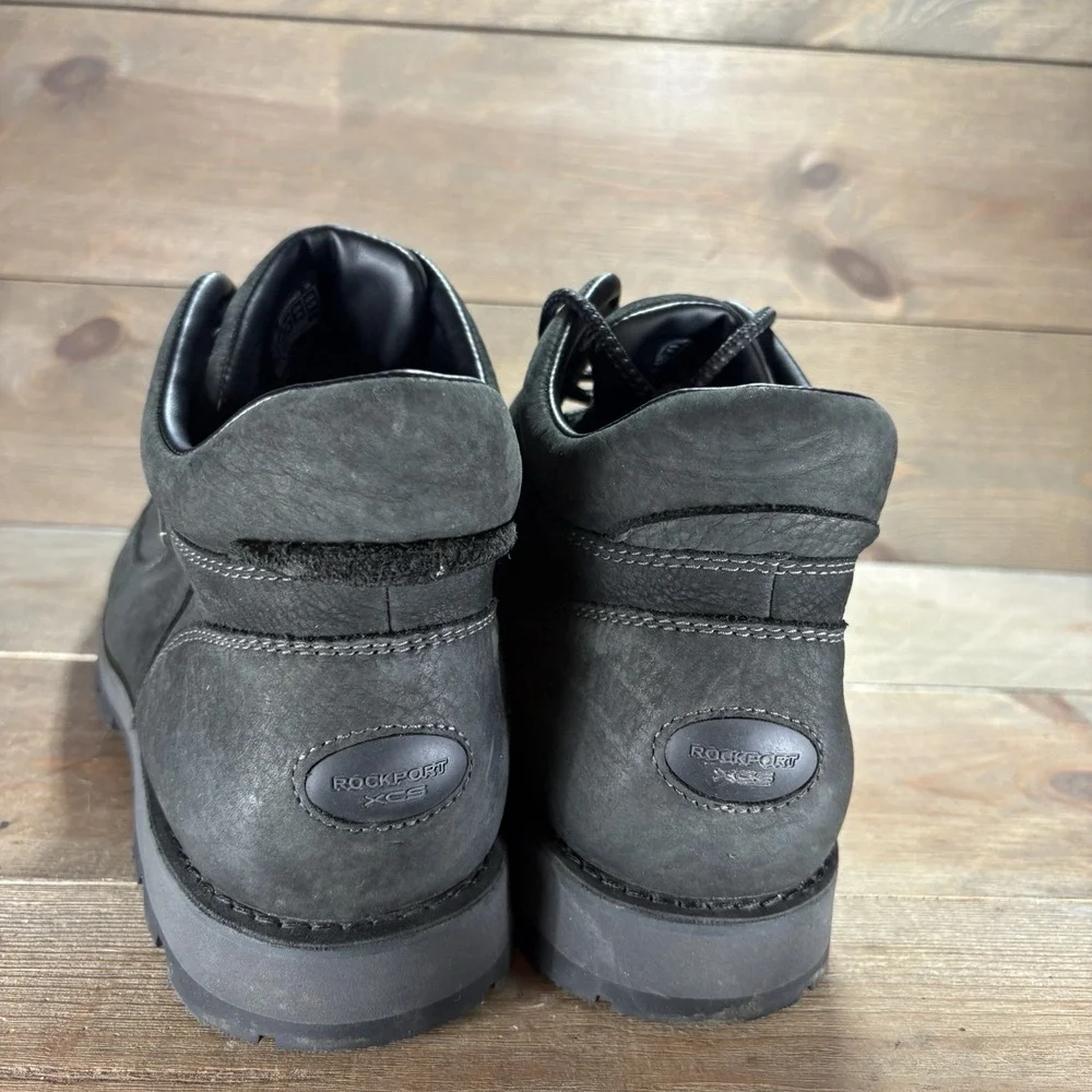 rockport XCS umbwe II mens size 14 shoes black leather waterproof chukka boots
